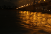 Rhein bei Nacht normale Belichtung